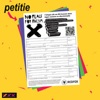 Free Action Pack "NO PLACE FOR RACISM"