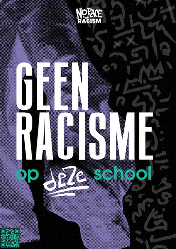 Geen racisme op deze school - free poster