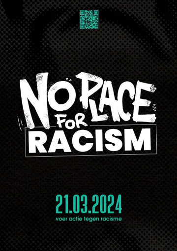 No place for racism - Free poster