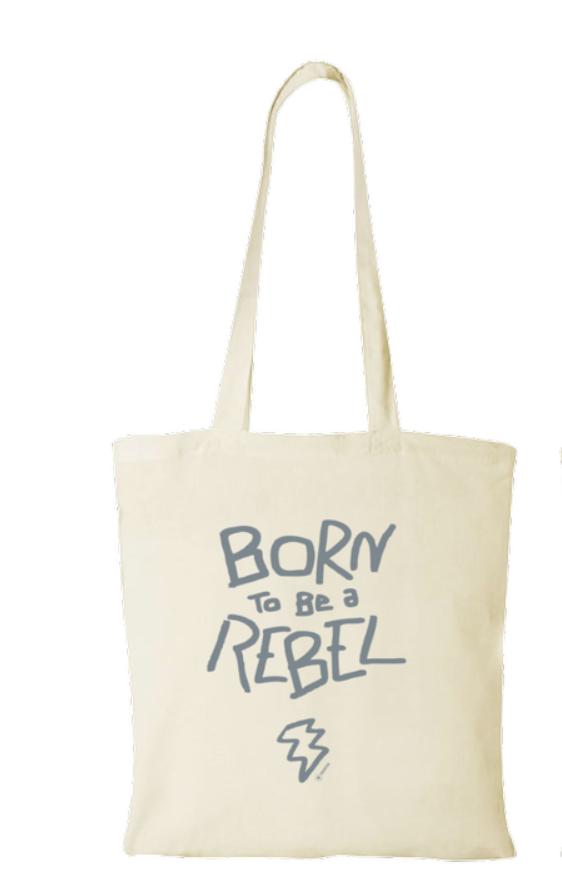 Born to be a rebel - Tote bag