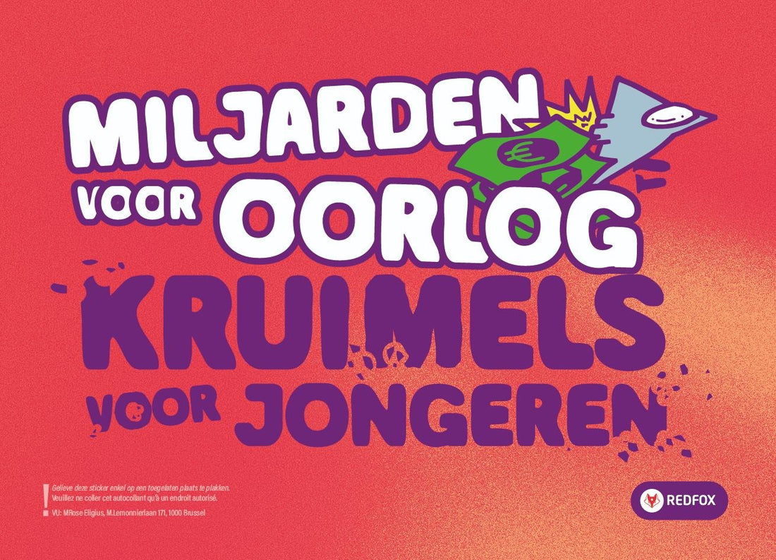 Miljarden voor de oorlog kruimels voor jongeren