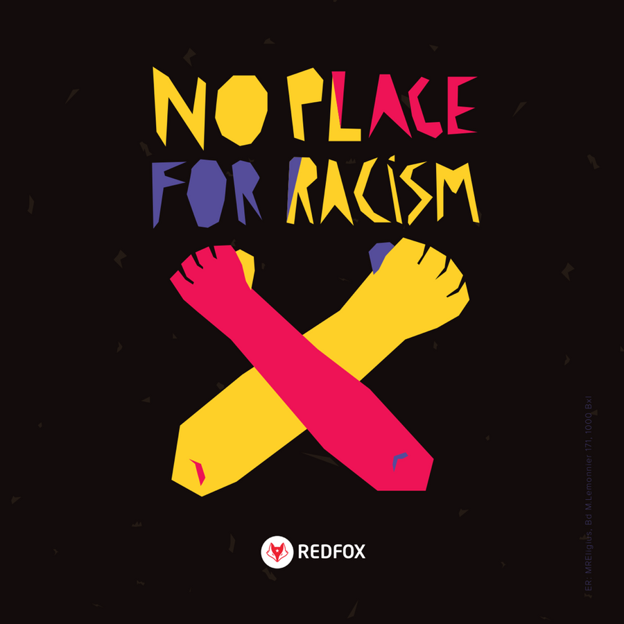 No place for racism (X) - free stickerpack (20st)