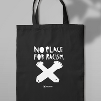 No place for racism tote bag 🔥