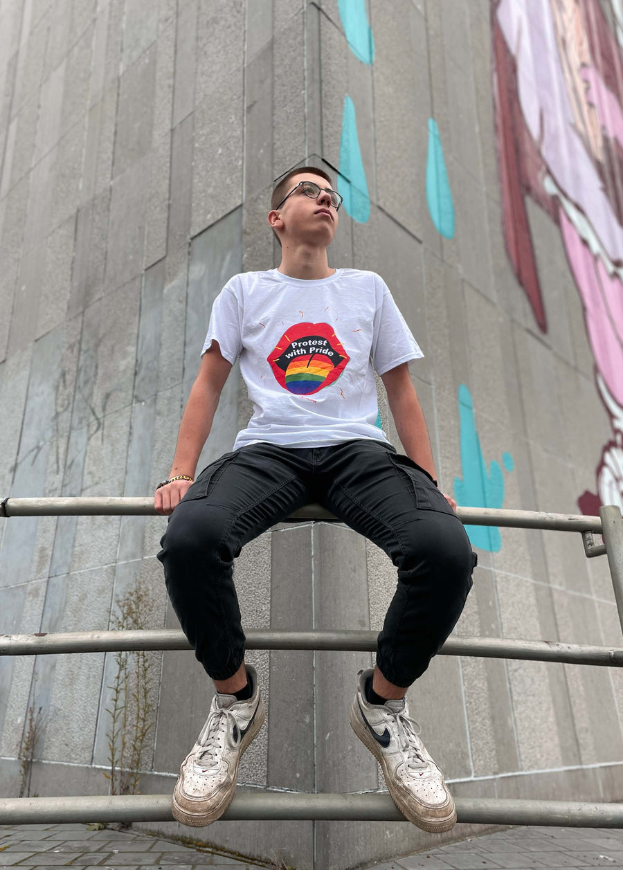 Protest with pride - t-shirt