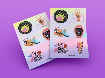 Feminisme stickerblad ✨ - free stickers