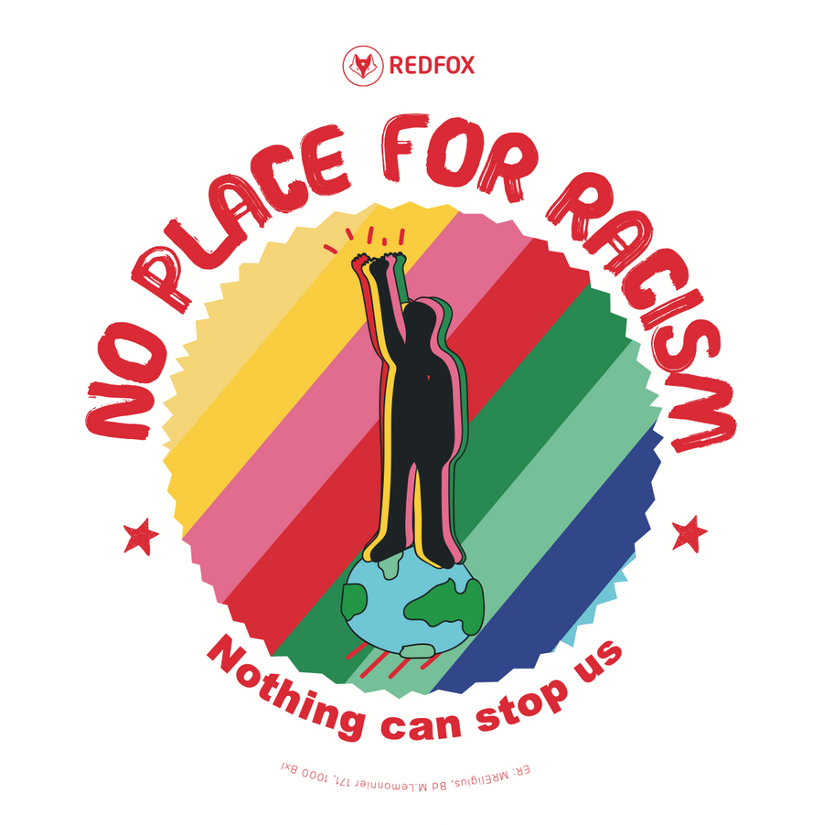 No Place For Racism - free sticker