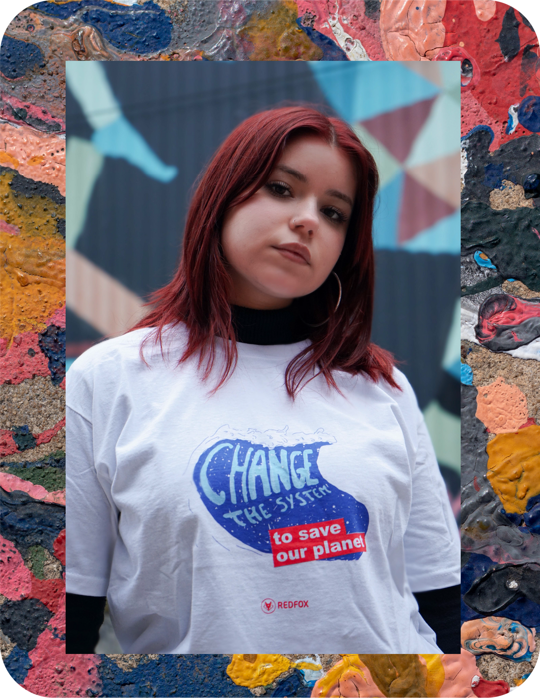 Save the planet - t-shirt wit