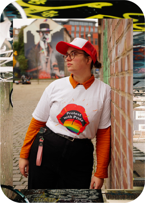 Protest with pride - t-shirt