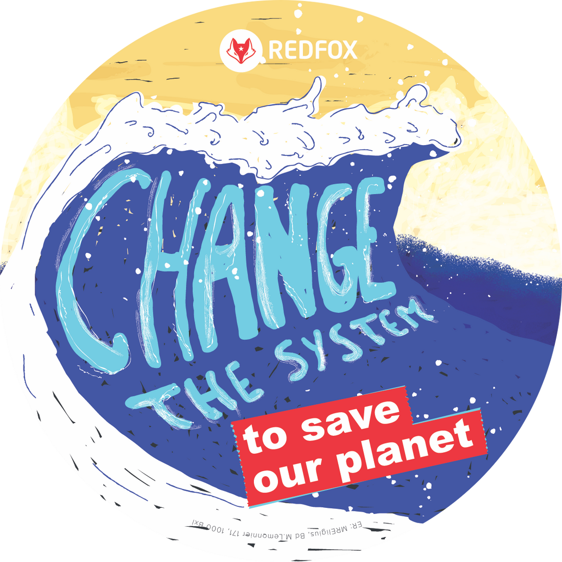 Save our planet - free sticker