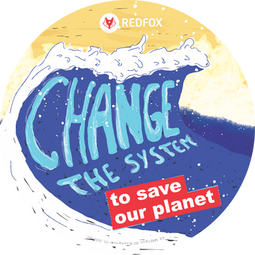 Save our planet - free sticker