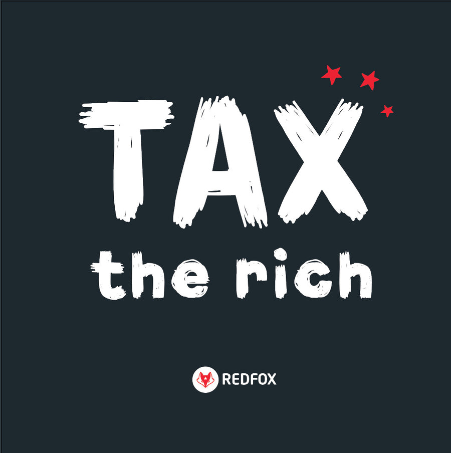 TAX THE RICH - free sticker