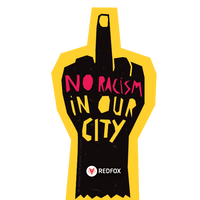 No racism in our city ✊🏽 - free stickerpack (20st)