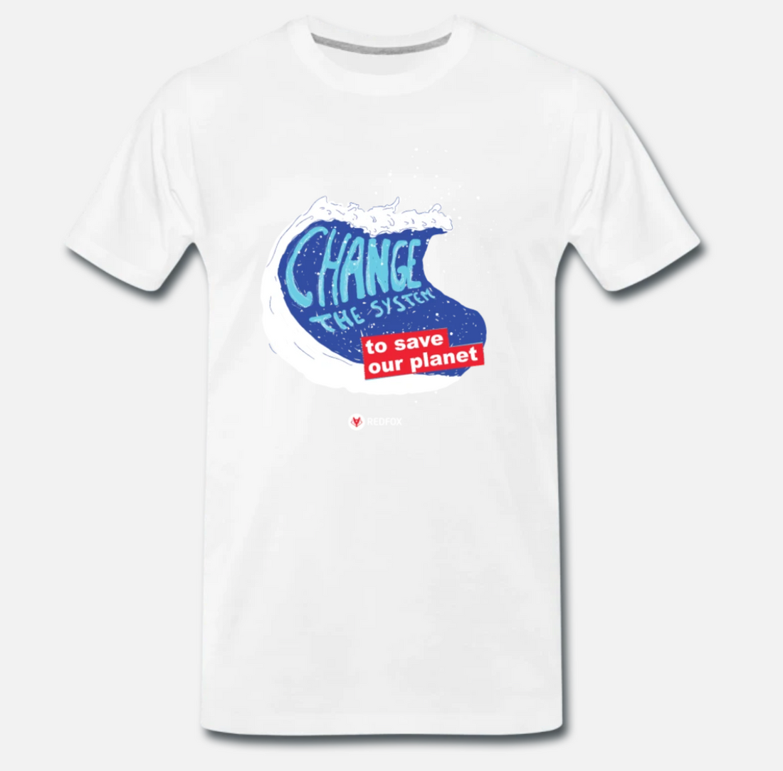 Save the planet - t-shirt wit